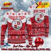 Coventry City FC Big Logo Personalized Name Ugly Christmas Sweater