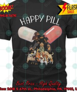 Dogs Happy Pill T-shirt