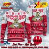 Crewe Alexandra FC Big Logo Personalized Name Ugly Christmas Sweater