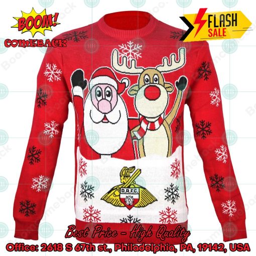 Doncaster Rovers FC Santa Reindeer Christmas Jumper