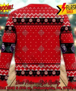 EPL 2023 Brentford Big Logo Ugly Christmas Sweater
