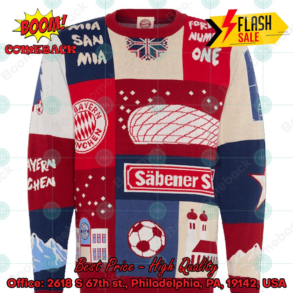 FC Bayern Munchen Forever Number One Christmas Jumper