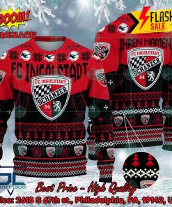 FC Ingolstadt 04 Stadium Personalized Name Ugly Christmas Sweater