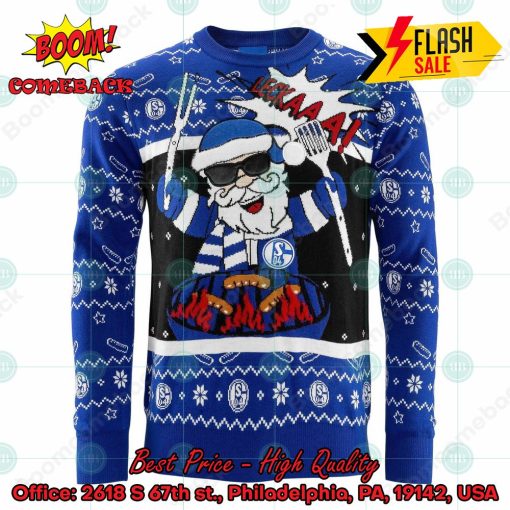 FC Schalke 04 Santa Leckaaaa Christmas Jumper