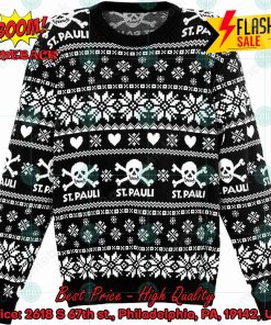 FC St. Pauli Skull Christmas Jumper