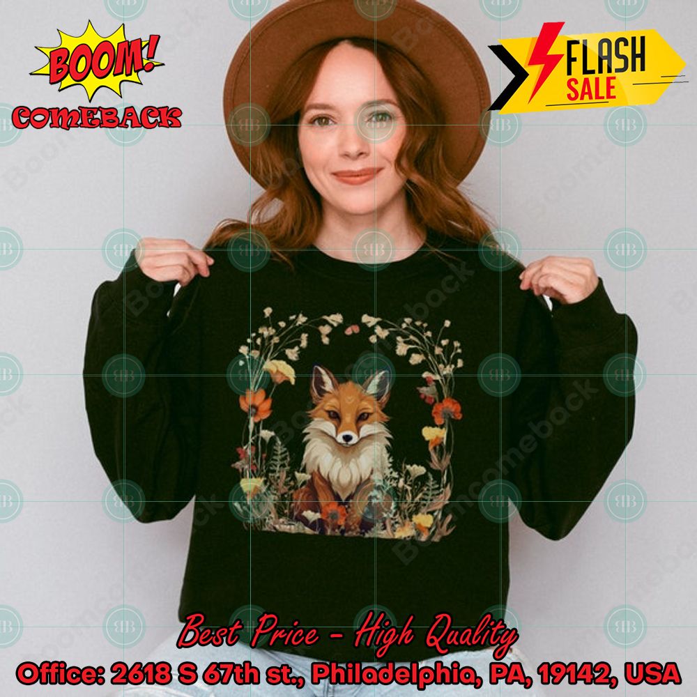 Fox Witchy Cottagecore Sweatshirt