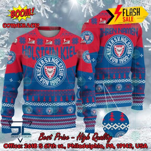 Holstein Kiel Stadium Personalized Name Ugly Christmas Sweater