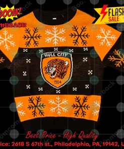Hull City FC Snowflake Christmas Jumper