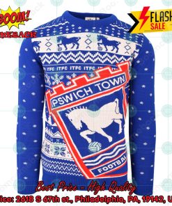 Ipswich Town FC Crest Christmas Jumper
