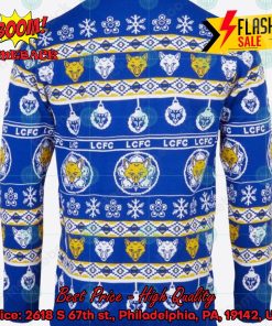 leicester city bauble christmas jumper 2 HgADw