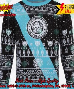 Leicester City Foxes Never Quit Christmas Jumper