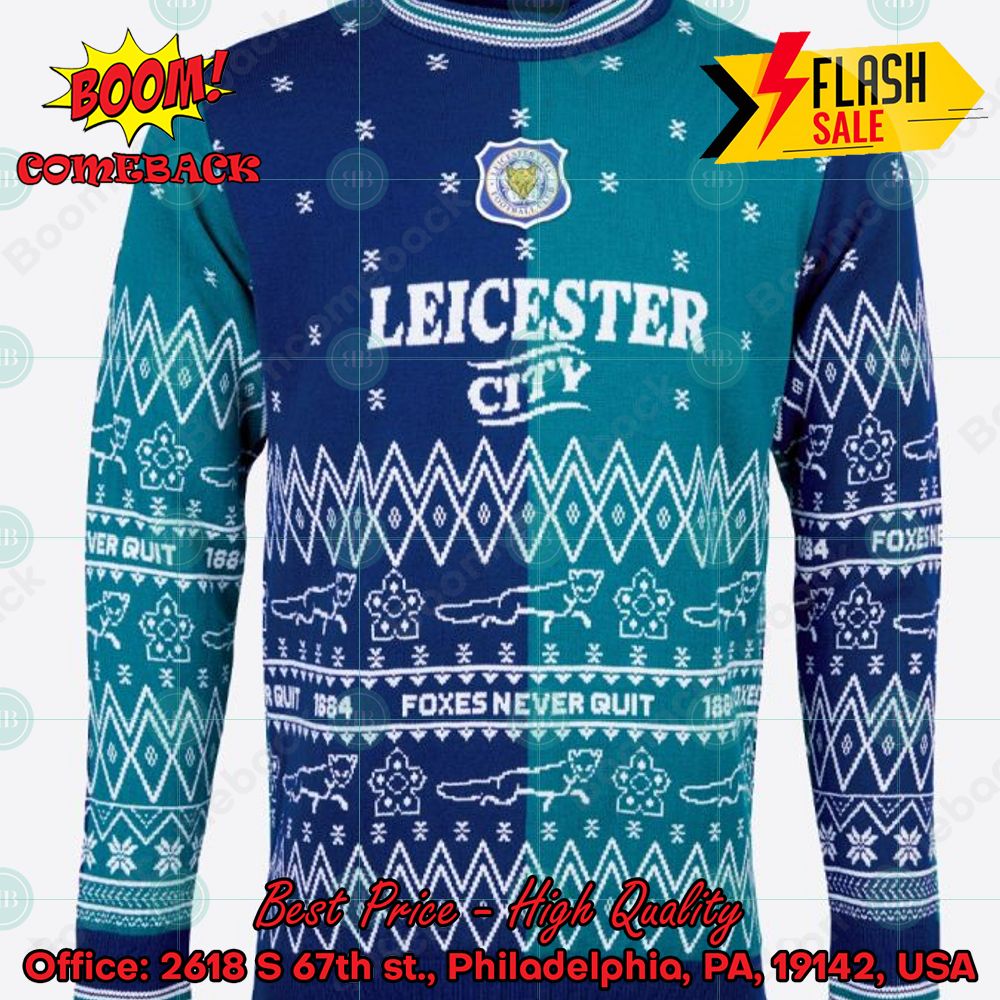 Leicester City Retro 95 Christmas Jumper