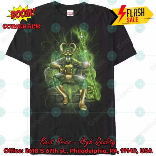 Loki Throne of Mischief T-shirt