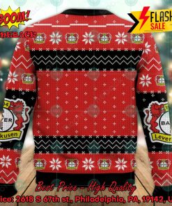 merry christmas bayer 04 leverkusen ugly christmas sweater 2 H4cIb