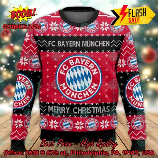 Merry Christmas FC Bayern Munchen Ugly Christmas Sweater