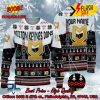 Mansfield Town FC Big Logo Personalized Name Ugly Christmas Sweater