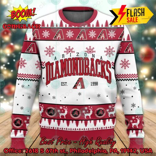 MLB Arizona Diamond Est 1998 Ugly Christmas Sweater