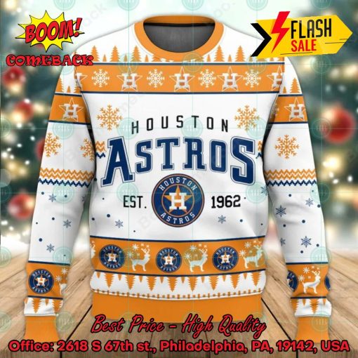 MLB Houston Astros Est 1962 Ugly Christmas Sweater