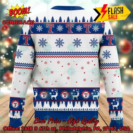 MLB Texas Rangers Est 1835 Ugly Christmas Sweater