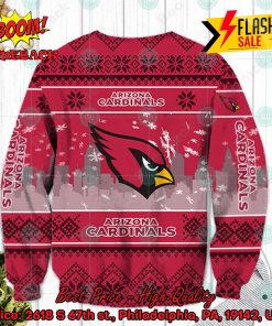 nfl arizona cardinals big logo ugly christmas sweater 2 0AkAe
