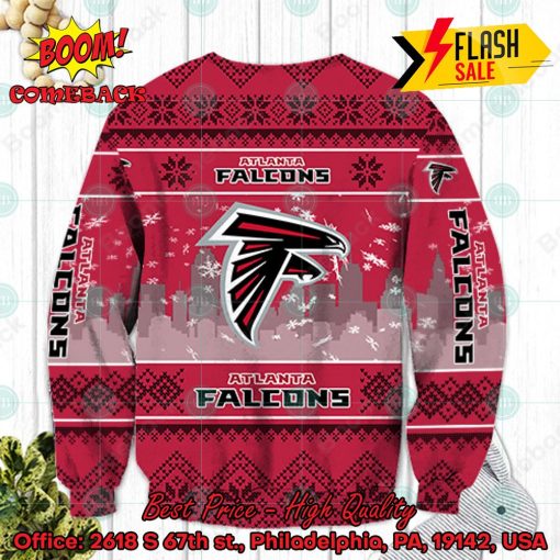 NFL Atlanta Falcons Big Logo Ugly Christmas Sweater