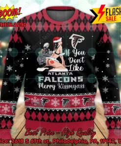 NFL Atlanta Falcons Sexy Girl Merry Kissmyass Ugly Christmas Sweater