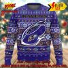 NFL Buffalo Bills Ball Flame Ugly Christmas Sweater