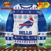 NFL Buffalo Bills Ball Flame Ugly Christmas Sweater