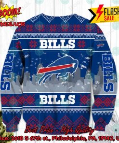 nfl buffalo bills big logo ugly christmas sweater 2 WWH3T