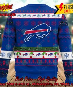 NFL Buffalo Bills Grinch Hand My Bills Stole My Heart Ugly Christmas Sweater