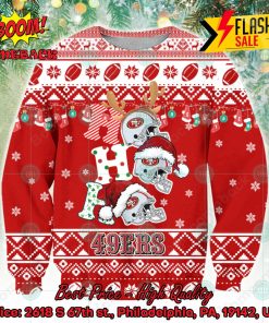 NFL San Francisco 49ers Ho Ho Ho Ugly Christmas Sweater