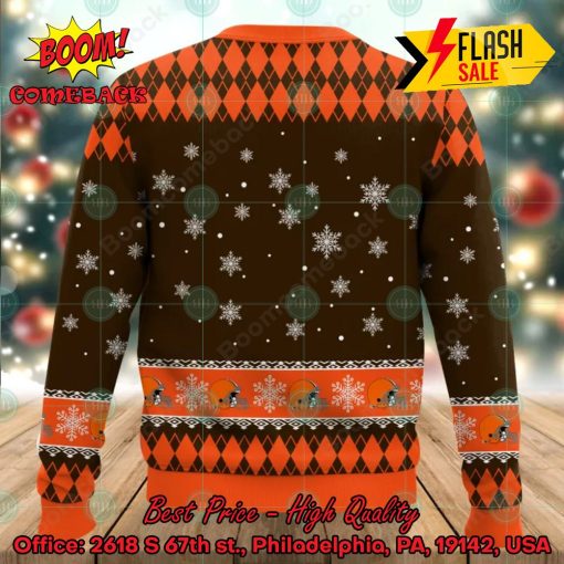 NFL Cleveland Browns Sexy Girl Merry Kissmyass Ugly Christmas Sweater