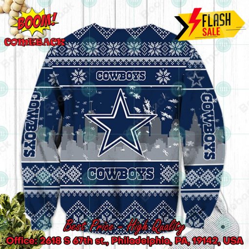 NFL Dallas Cowboys Big Logo Ugly Christmas Sweater