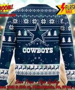 nfl dallas cowboys grinch i hate people but i love my cowboys ugly christmas sweater 2 8Yzn2