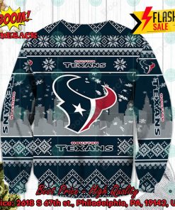 NFL Houston Texans Big Logo Ugly Christmas Sweater