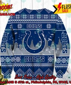 nfl indianapolis colts big logo ugly christmas sweater 2 DtXmg