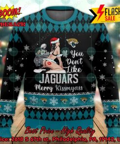 NFL Jacksonville Jaguars Sexy Girl Merry Kissmyass Ugly Christmas Sweater