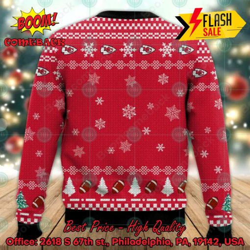 NFL Kansas City Chiefs Cross Today Is A Little Bit Of Chiefs Ugly Christmas Sweater