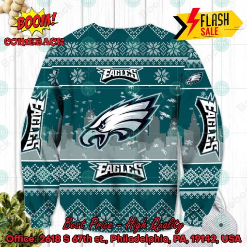 NFL Philadelphia Eagles Big Logo Ugly Christmas Sweater