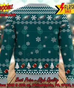 nfl philadelphia eagles cross today is a little bit of eagles ugly christmas sweater 2 L2lCF