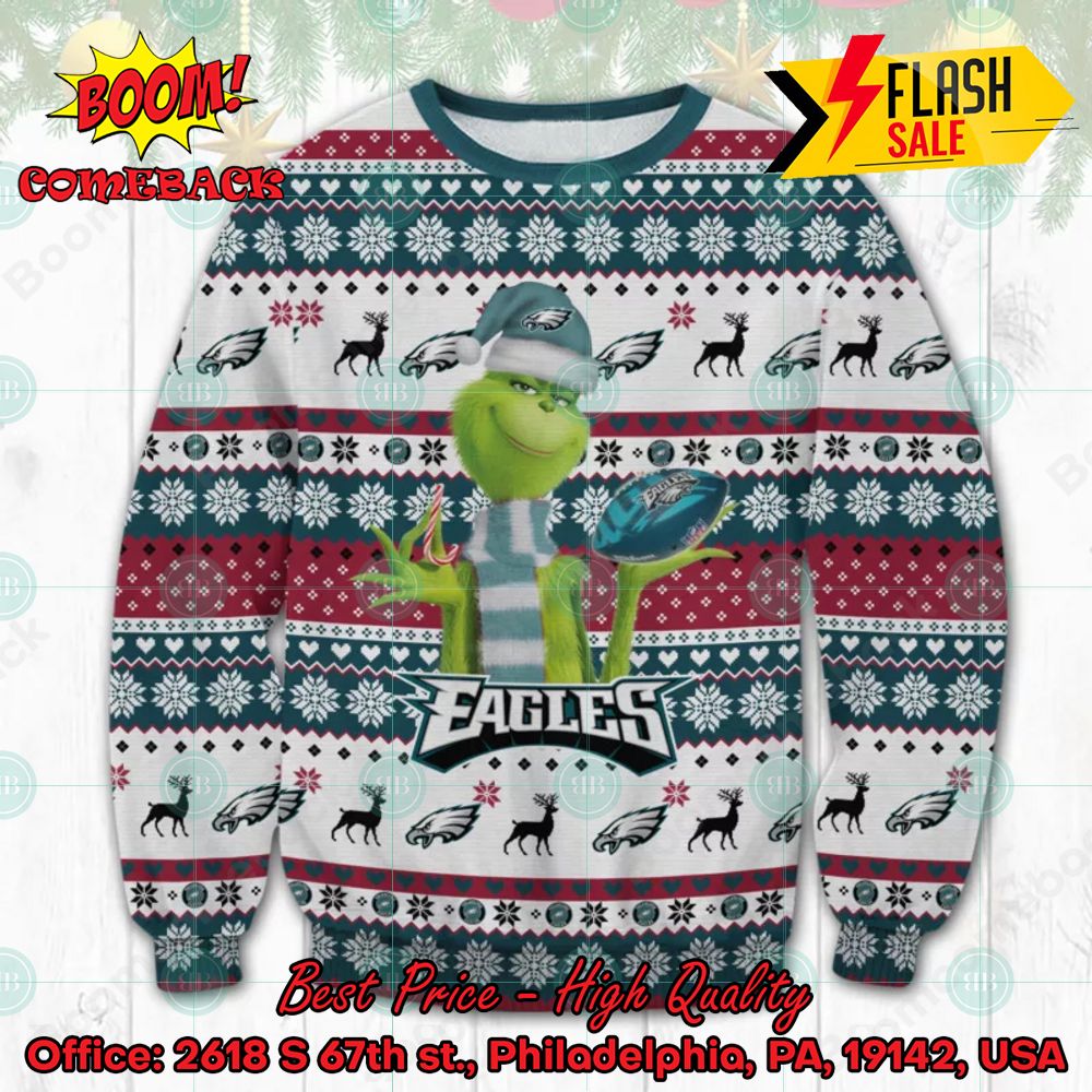 NFL Philadelphia Eagles Damn Right I Am A Eagles Fan Win Or Lose Ugly Christmas Sweater