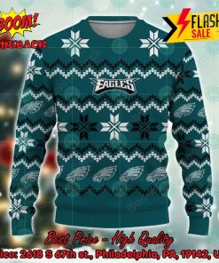 NFL Philadelphia Eagles Snowflake Ugly Christmas Sweater