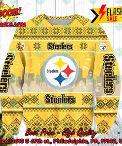 NFL Pittsburgh Steelers Big Logo Ugly Christmas Sweater