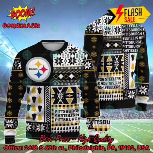 NFL Pittsburgh Steelers Christmas Theme Ugly Christmas Sweater