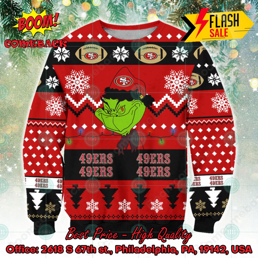 NFL San Francisco 49ers Christmas Theme Ugly Christmas Sweater