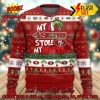 NFL San Francisco 49ers Santa Merrykissmyass Ugly Christmas Sweater