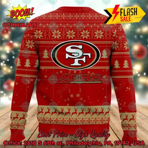 NFL San Francisco 49ers Grinch I Hate People But I Love My 49ers Ugly Christmas Sweater