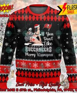 NFL Tampa Bay Buccaneers Sexy Girl Merry Kissmyass Ugly Christmas Sweater