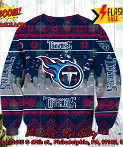 nfl tennessee titans big logo ugly christmas sweater 2 xPANP