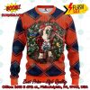NHL Detroit Red Wings Pug Candy Cane Ugly Christmas Sweater